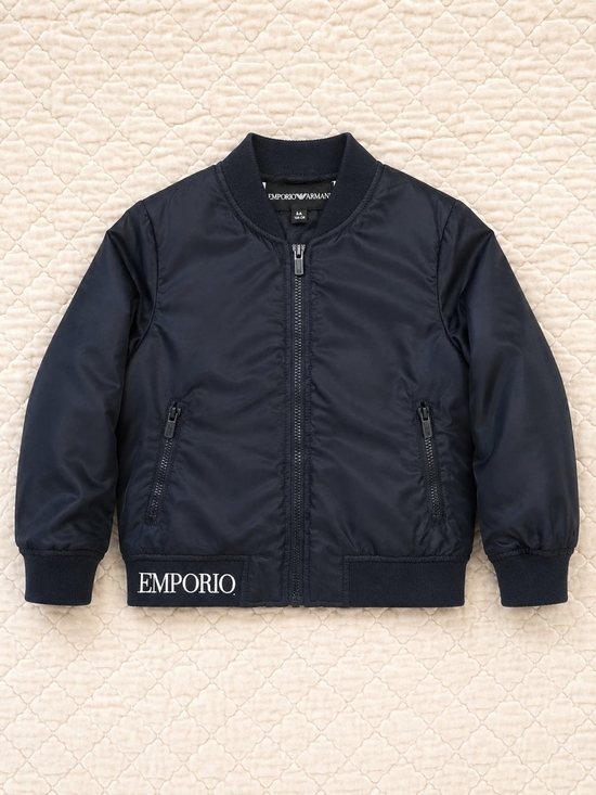 Emporio Armani Other - Emporio Armani Boys Navy Puffer Bomber Jacket